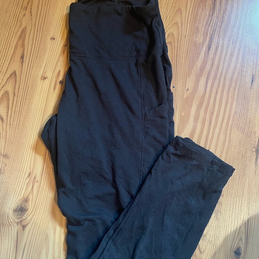 Wild Fable Black Leggings with Stretchy Knit Fabric